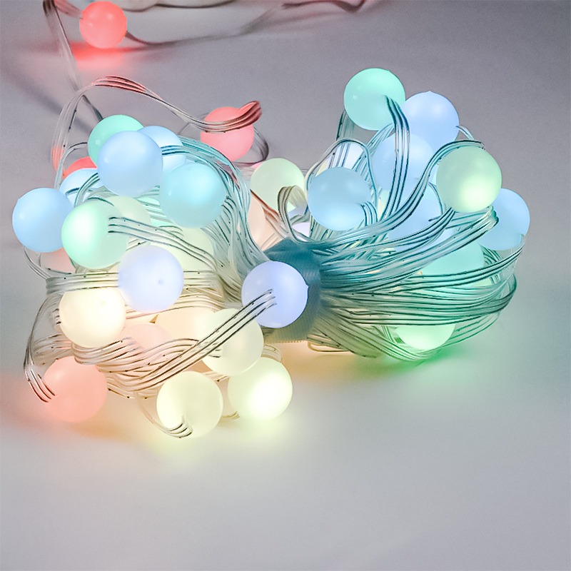 Miniatura 4 de Cadena de Bolas de Luz Cortina USB